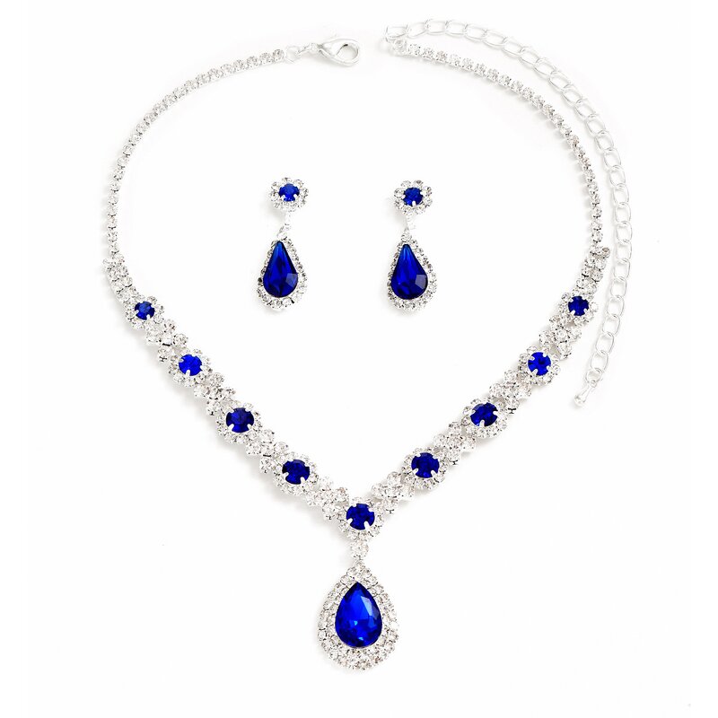 Jewelry Set Factory - Wholesale Luxury Zirconia Rhinestone Set