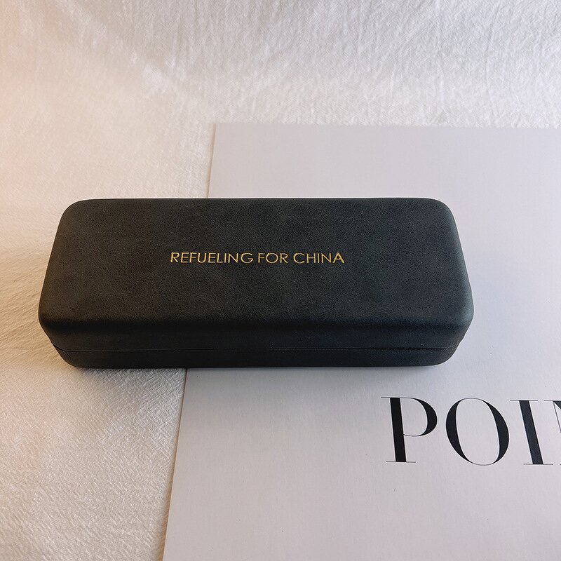 Glasses Case Factory - 2025 New Sheepskin Large Frame Case