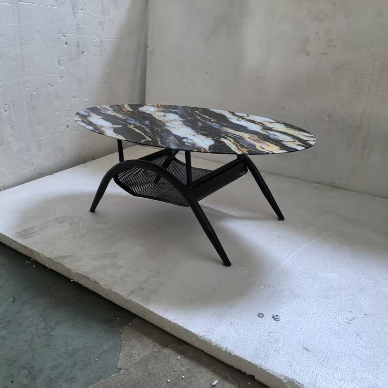 Coffee Table Manufacturer - Black Metal Hotel Furniture