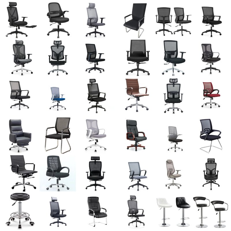 Office Chair Factory - Adjustable Headrest Ergonomic Chair