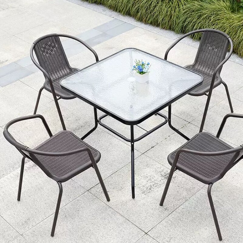 Outdoor Table and Chair Set Manufacturer - OEM Glass Furniture