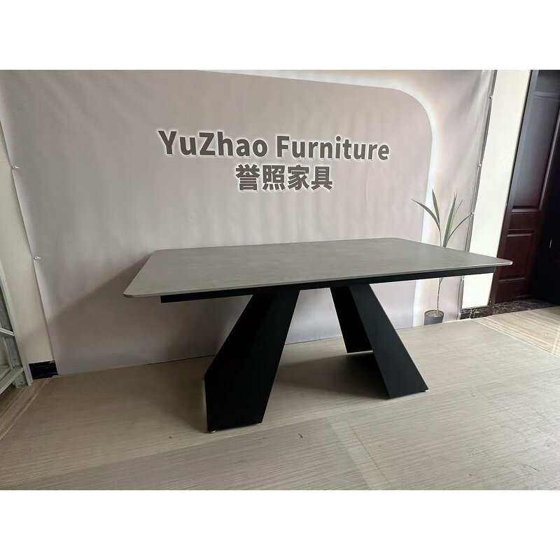 Dining Table Set Factory - Italian Rectangular Slate Set