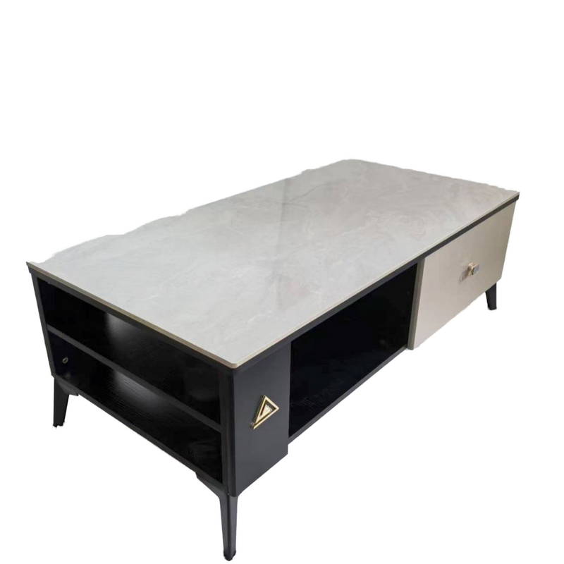 Coffee Table Manufacturer - MDF Wood Rock Slab Table