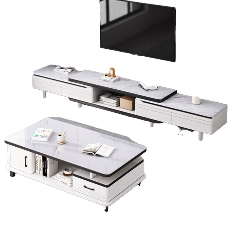 TV Cabinet Manufacturer - Custom Minimalist Slate Cabinet