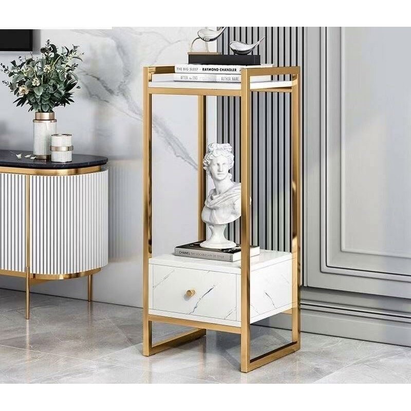 Side Table Factory - Luxury Metal Glass Side Table