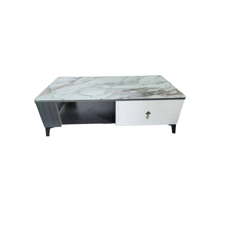 TV Cabinet Factory - Simple Tempered Glass Cabinet