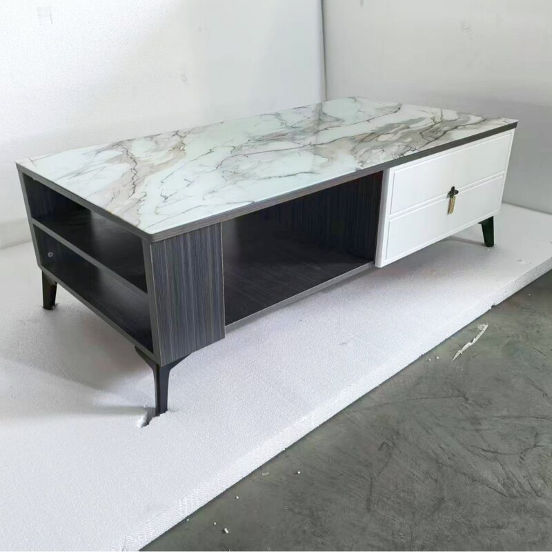 TV Stand Manufacturer - Wholesale Glass Wood LED Cabinet