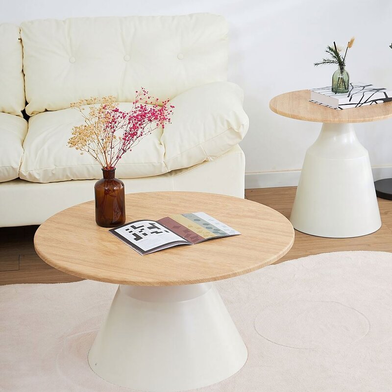 Side Table Factory - Black Faux Marble End Table