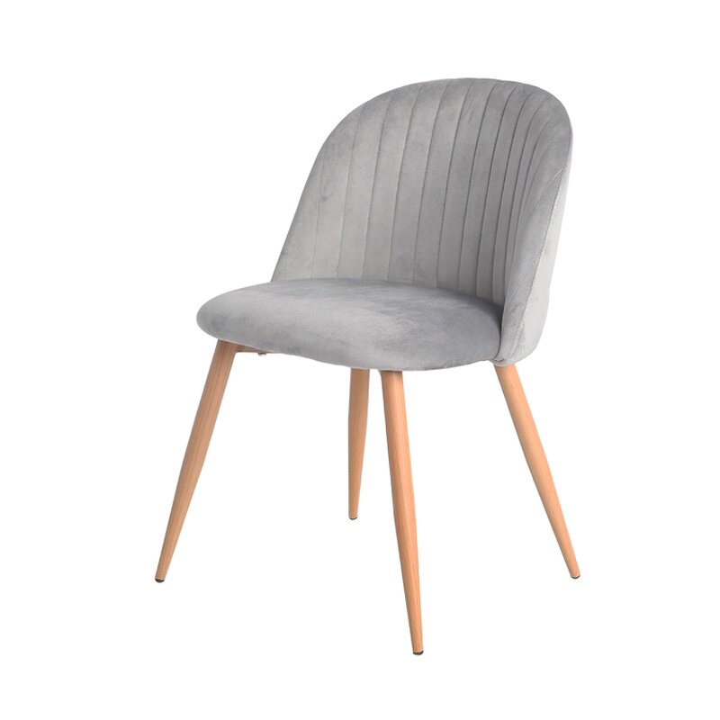 Dining Chair Manufacturer - Gold Iron Leg Fabric Chair