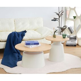 Side Table Factory - Black Faux Marble End Table