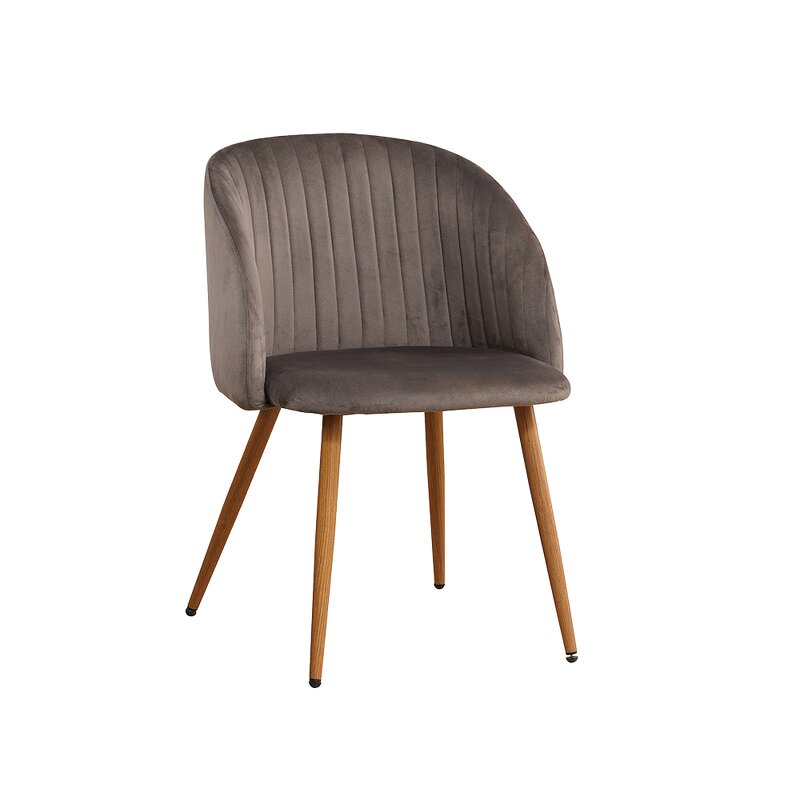 Dining Chair Manufacturer - Gold Iron Leg Fabric Chair