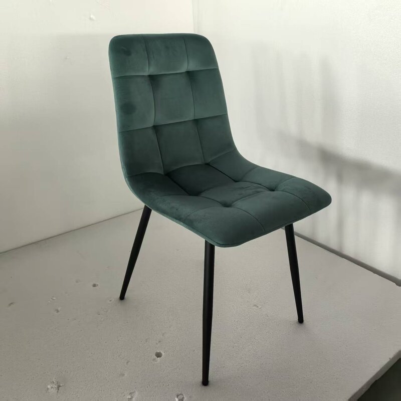 Dining Chair Manufacturer - Velvet Metal Frame Chair