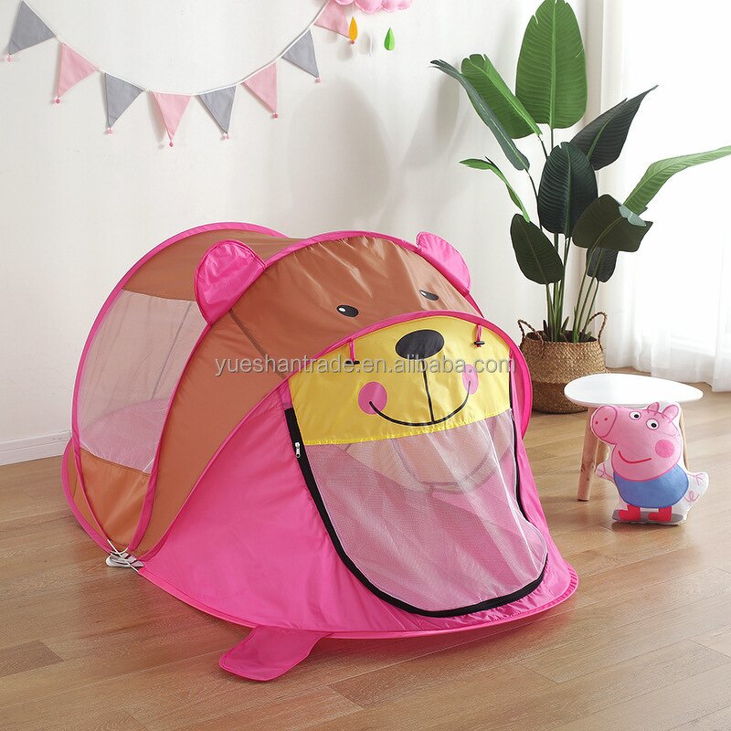 Kids Play Tent Factory - Cute Animals Foldable Pop up Playhouse