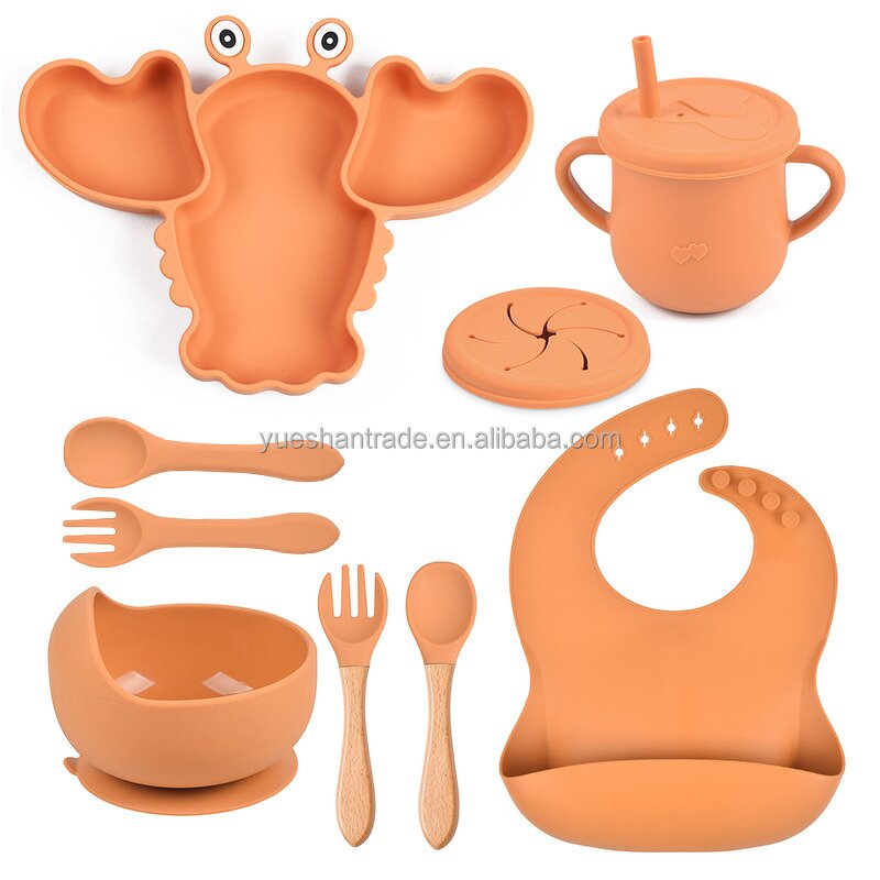 Baby Dining Set Factory - Silicone Suction Plate Cutlery Set