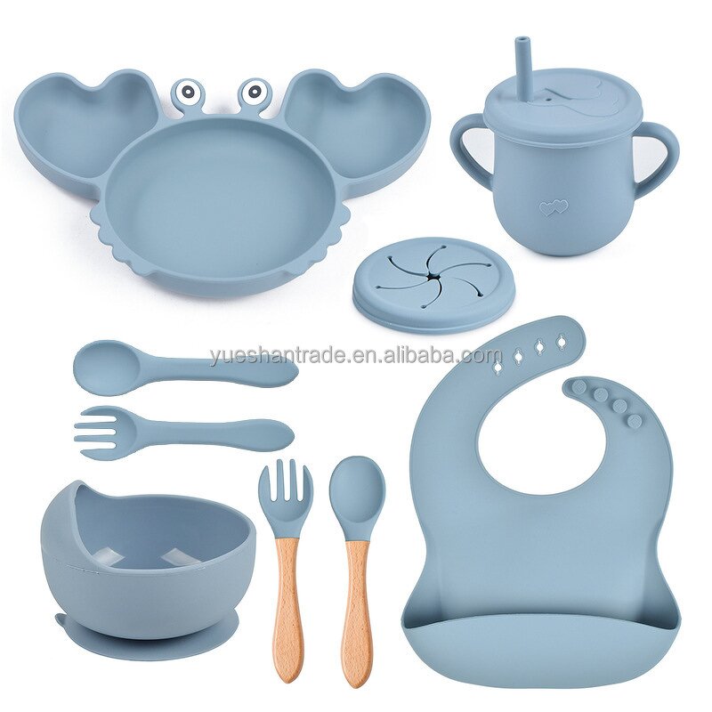 Baby Feeding Set Factory - Silicone Animal Pattern Weaning Set