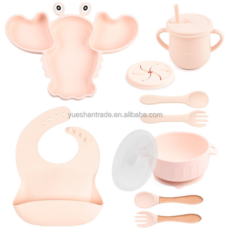 Kids Dining Set Factory - Wholesale Food Grade Silicone Feeding Set