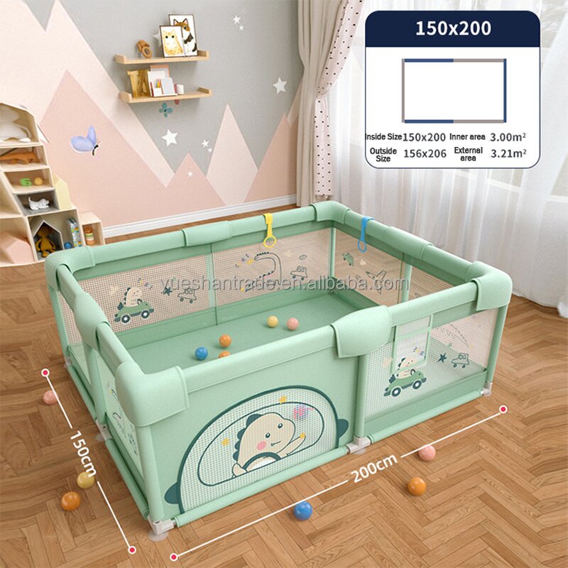 Baby Playpen Factory - Large Safety Play Yard Center with Gate