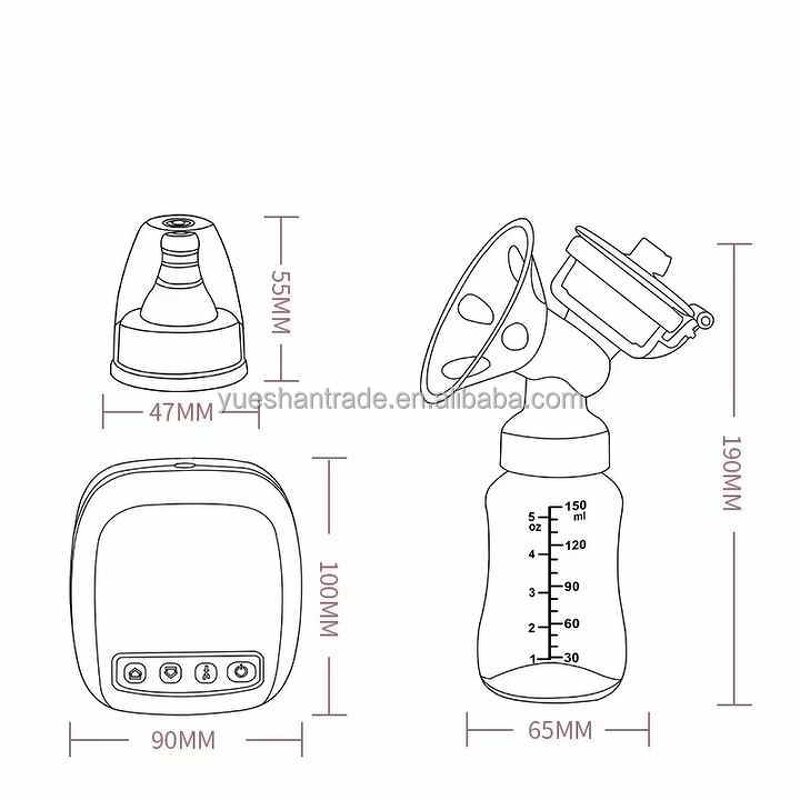 Electric Breast Milk Pump Factory - Integrated Double-Sided Smart Pump