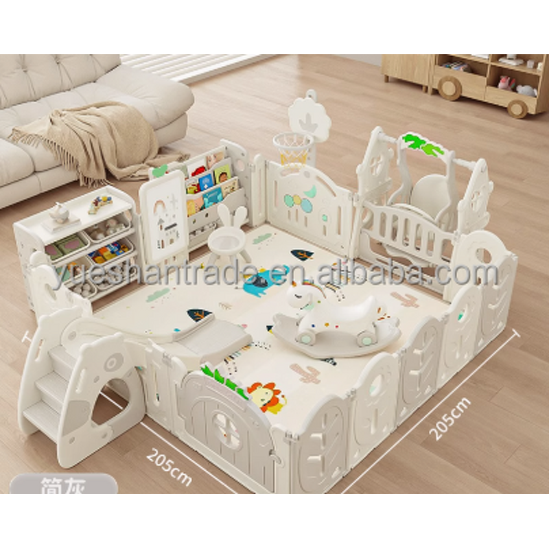 Children Playground Factory - Rocket Theme Folding Fence Playpen