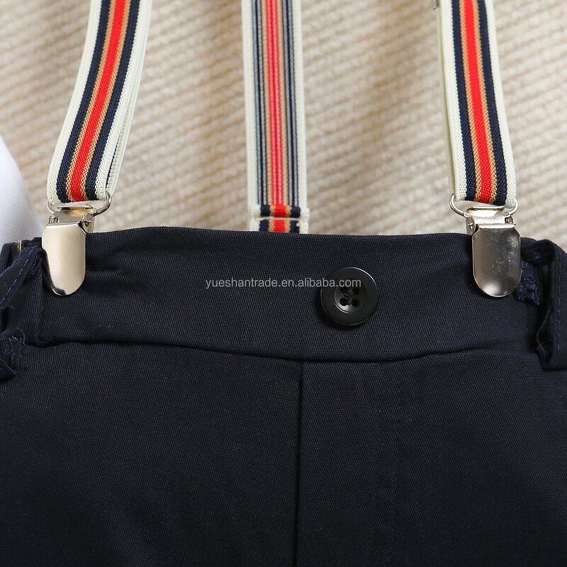 Baby Boys Clothes Set Factory - Summer Overalls Cotton Romper Set