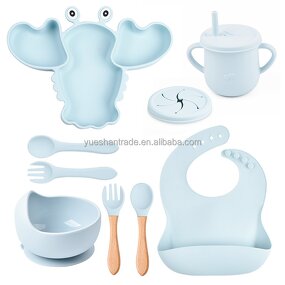 Baby Dining Set Factory - Silicone Suction Plate Cutlery Set