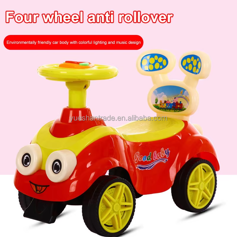 Wiggle Car Factory - Musical Kids Sliding Car with Lights