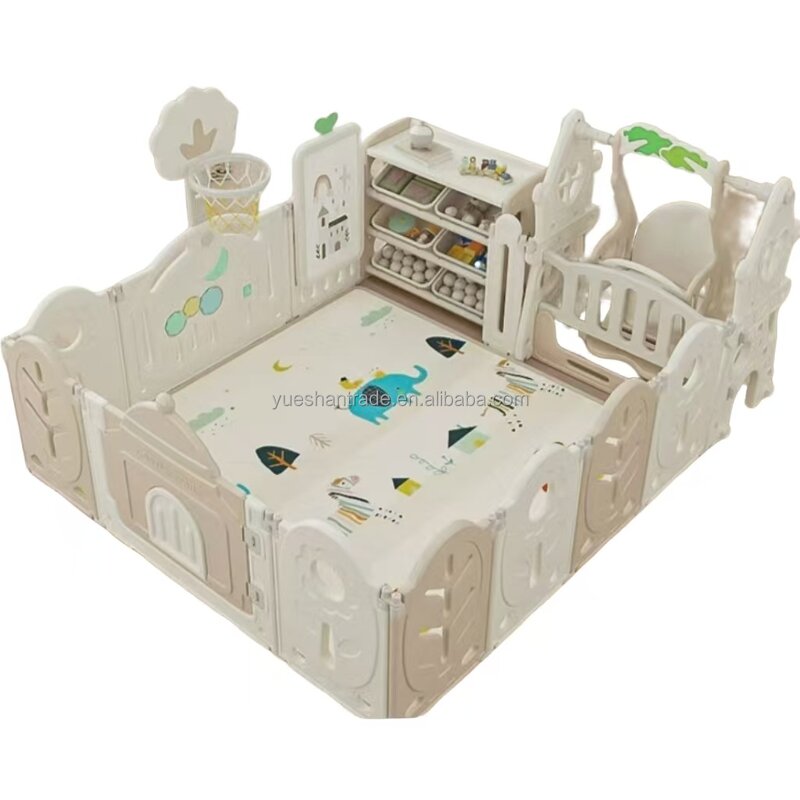 Indoor Playground Factory - Modern Design Plastic Fence Playpen