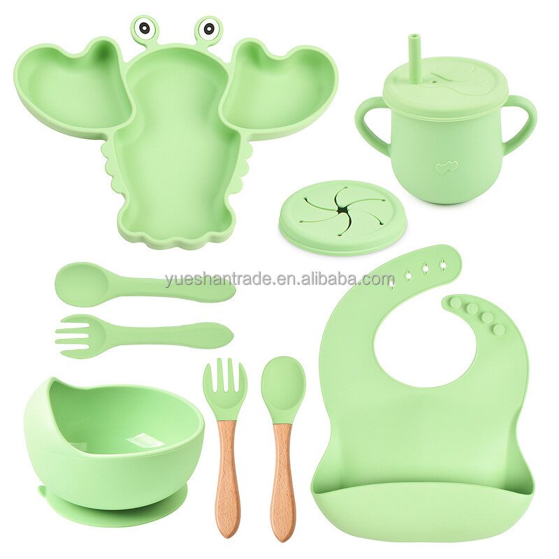 Baby Dining Set Factory - Silicone Suction Plate Cutlery Set