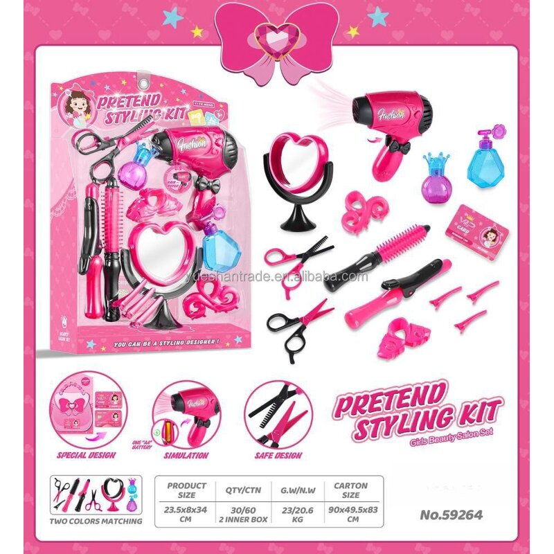 Beauty Set Toys Factory - Pretend Play Hair Salon Makeup Set