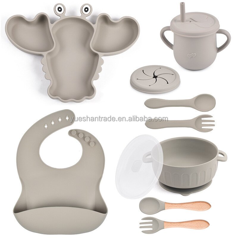 Kids Dining Set Factory - Wholesale Food Grade Silicone Feeding Set