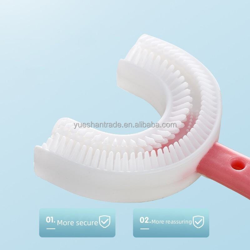 Kids Toothbrush Factory - U Shape Silicone Soft Manual Teether