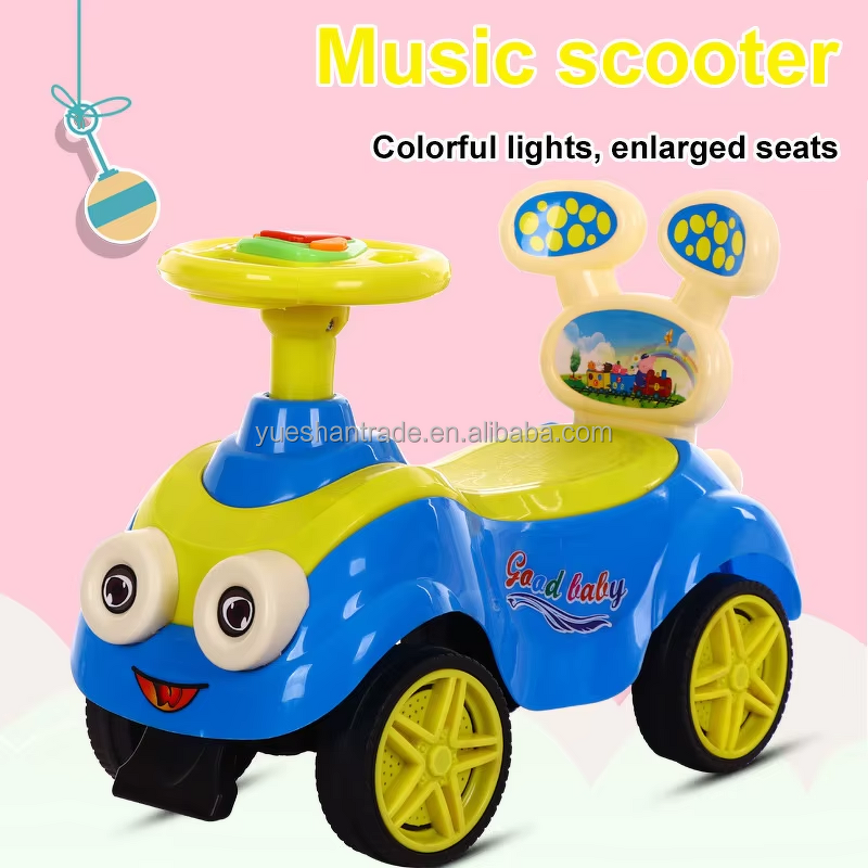 Wiggle Car Factory - Musical Kids Sliding Car with Lights