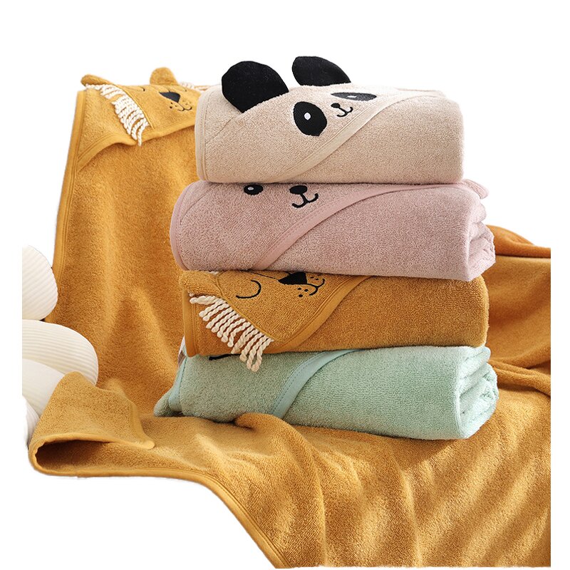 Hooded Baby Towel Factory - Cute Animal Design Bath Blanket