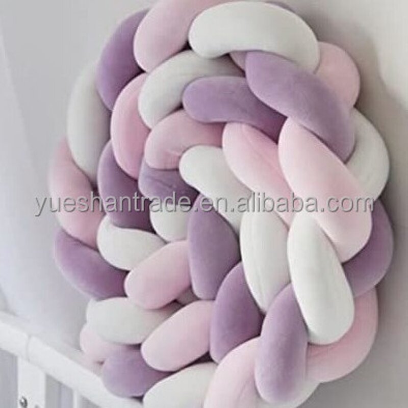 Crib Bumpers Factory - 100% Polyester Hand Braided Safety Bumper