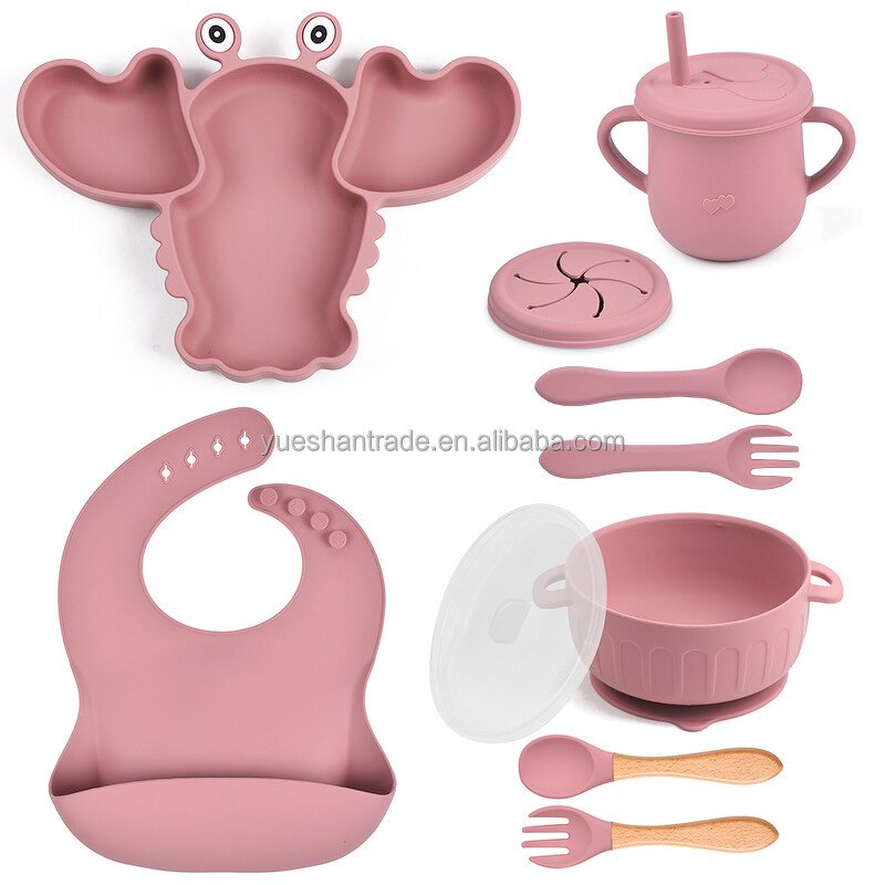 Kids Dining Set Factory - Wholesale Food Grade Silicone Feeding Set