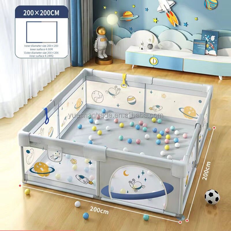 Baby Playpen Factory - Modern Cross-Border Foldable Safety Playard