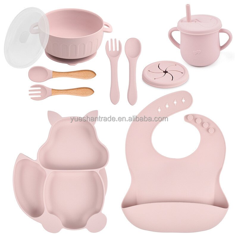Baby Feeding Set Factory - 100% Food Grade BPA Free Silicone Set