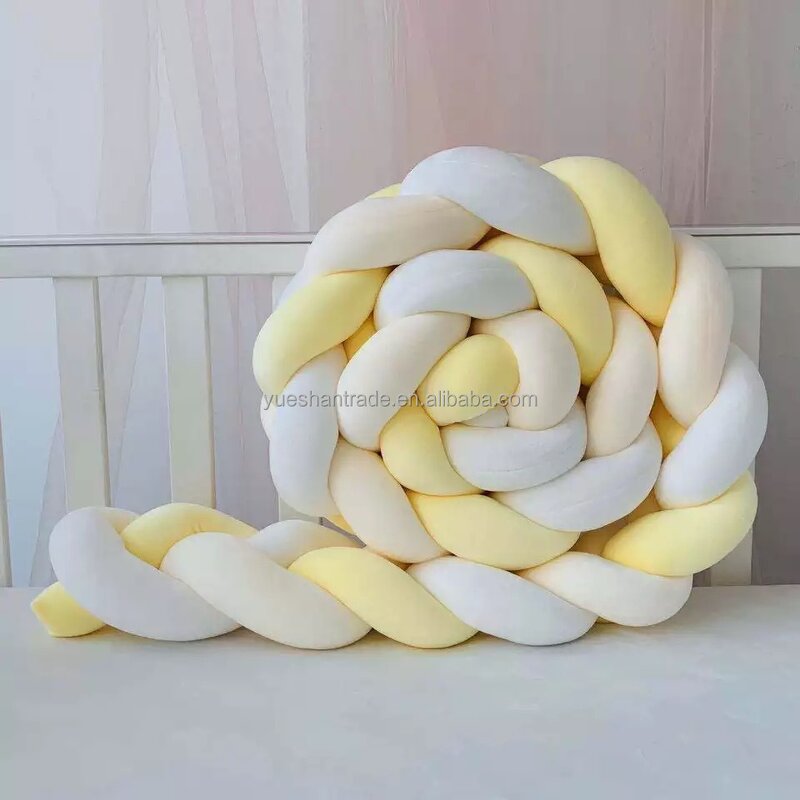 Crib Bumpers Factory - 100% Polyester Hand Braided Safety Bumper