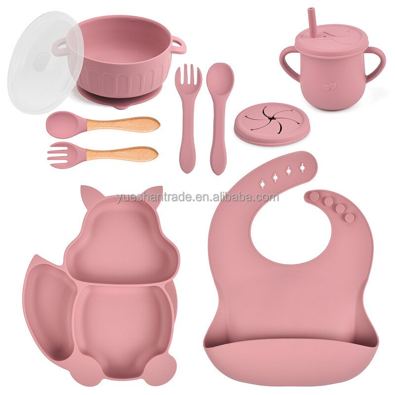 Baby Feeding Set Factory - 100% Food Grade BPA Free Silicone Set