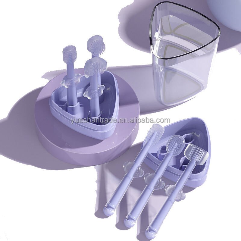 Infant Toothbrush Set Factory - OEM ODM 3D Soft Bristle Set