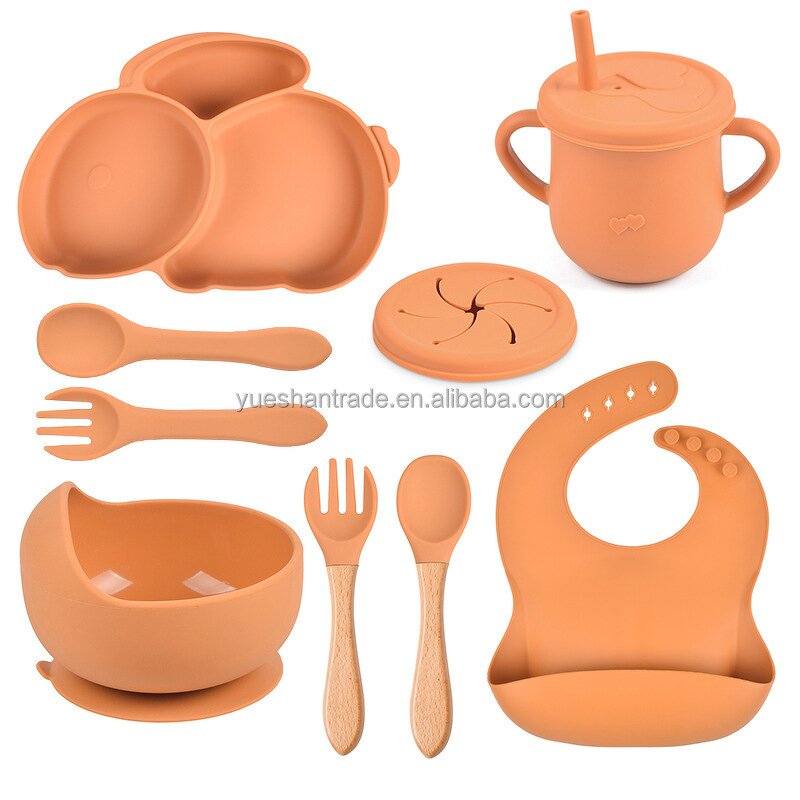 Baby Dining Set Factory - Custom Silicone BPA Free Feeding Set