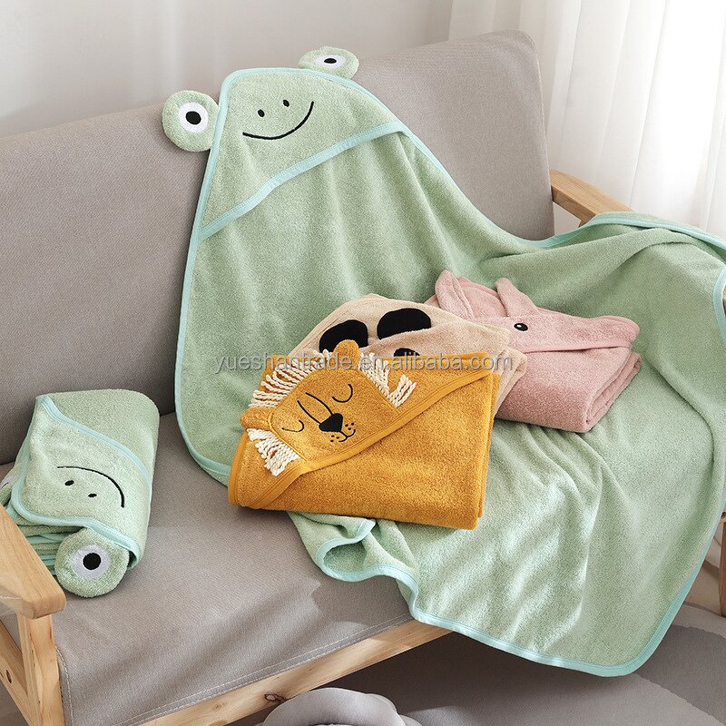Hooded Baby Towel Factory - Cute Animal Design Bath Blanket