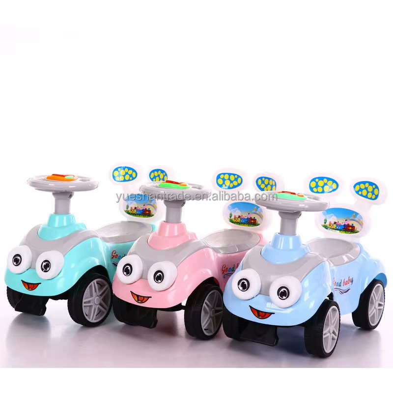 Wiggle Car Factory - Musical Kids Sliding Car with Lights