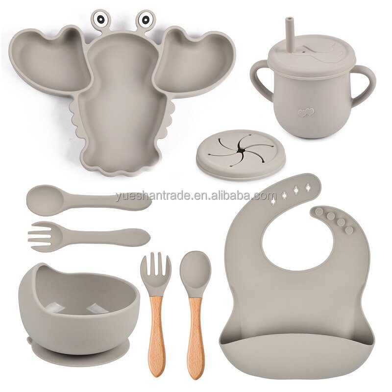 Baby Dining Set Factory - Silicone Suction Plate Cutlery Set