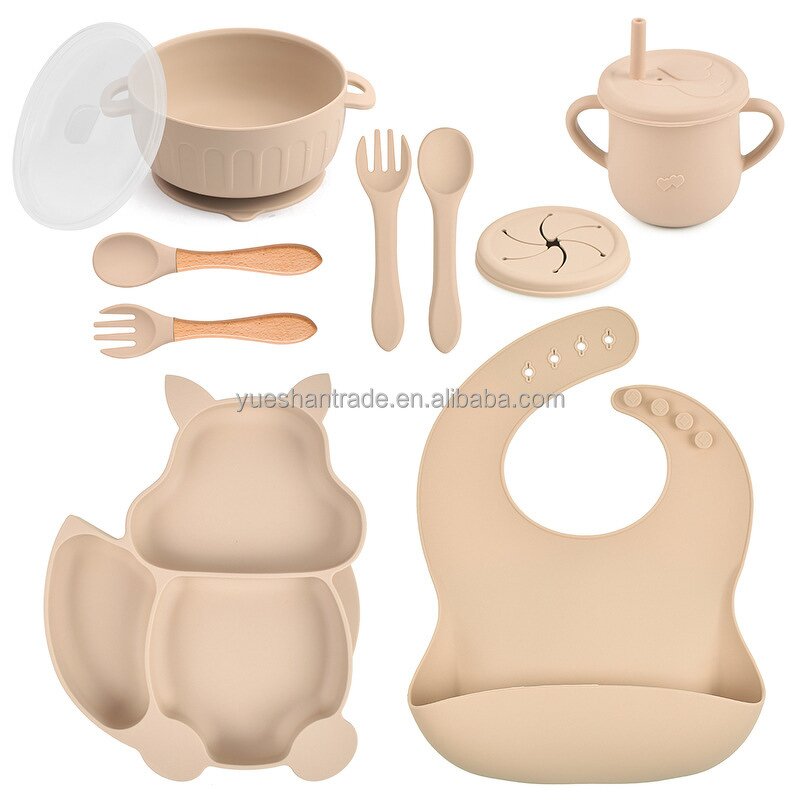 Baby Feeding Set Factory - 100% Food Grade BPA Free Silicone Set