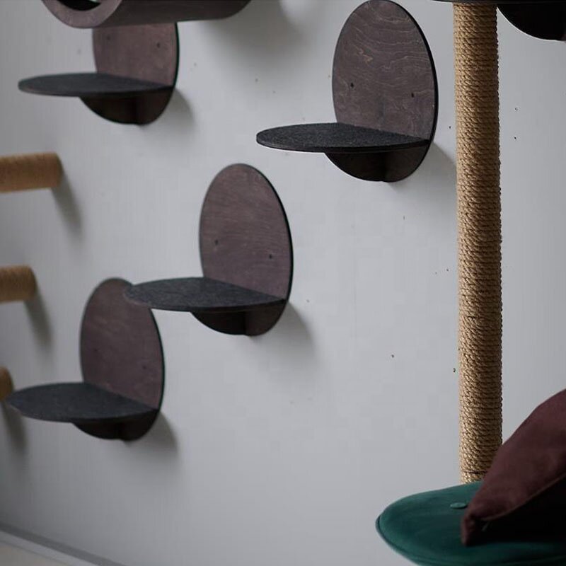 Pet Furniture Factory - Wooden Wall Mounted Climbing Steps