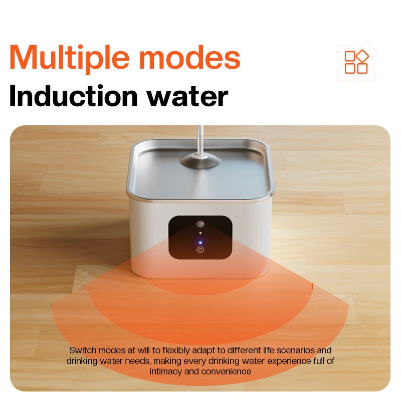 Pet Water Dispenser Factory - Antimicrobial Mute Smart 4L Fountain