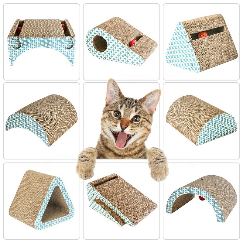 Cat Scratcher Toy Factory - Custom Logo Scratching Pad Felt Edge