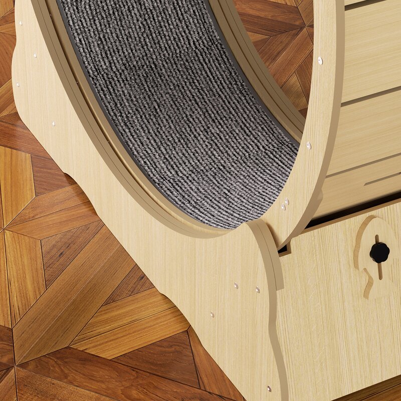 Cat Wheel Treadmill Factory - Luxury Silent Solid Wood Running Wheel