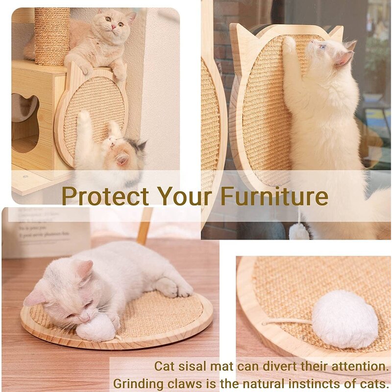 Cat Scratcher Board Factory - Sisal Wall Mounted Scratching Pad